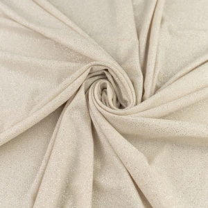 Dzianina ity brokat kolor ecru TextileClub 