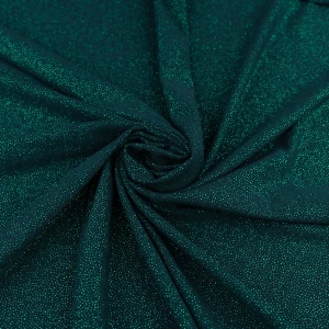 Dzianina ity brokat kolor butelkowy zielony TextileClub 