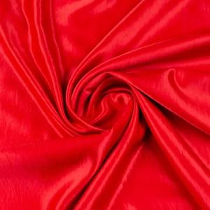 Konsultacje z krawcową - Tkanina satyna karmel czerwony TextileClub 