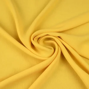 Konsultacje z krawcową - Tkanina american krepa kolor żółty TextileClub 