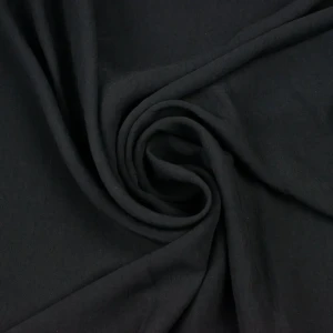 Konsultacje z krawcową - Tkanina american krepa kolor czarny TextileClub 