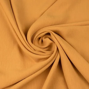 Konsultacje z krawcową - Tkanina american krepa kolor musztardowy TextileClub 