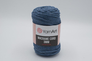SZNUREK DO MAKRAMY YARNART 3 mm 761 JEANS - TextilHouse