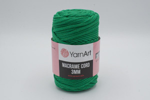 SZNUREK DO MAKRAMY YARNART 3 mm 759 ZIELONY - TextilHouse
