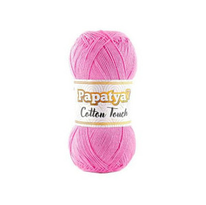 WŁÓCZKA PAPATYA COTTON TOUCH 0230 CUKIERKOWY RÓŻ 100g - TextilHouse