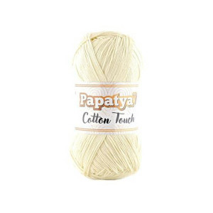 WŁÓCZKA PAPATYA COTTON TOUCH 0050 KREMOWY 50G - TextilHouse