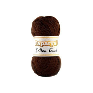 WŁÓCZKA PAPATYA COTTON TOUCH 0160 CZEKOLADOWY 50g - TextilHouse