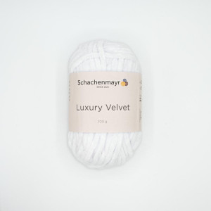 WŁÓCZKA LUXURY VELVET 01 BIAŁY - TextilHouse