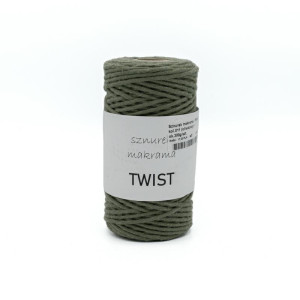 SZNUREK DO MAKRAMY TWIST BAWEŁNIANY KOL. 011 - TextilHouse
