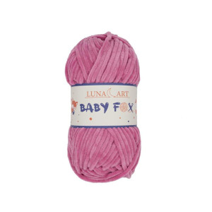 WŁÓCZKA BABY FOX KOL 31 CIEMNY RÓŻ - TextilHouse