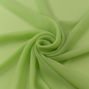 Szyfon materiał kolor limonkowy - TextilHouse