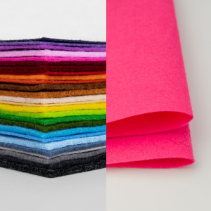 Tkanina Filc fuksja - TextilHouse
