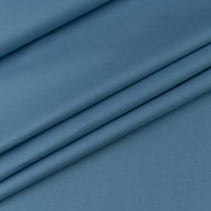 Bawełna Popelina Organiczna ciemny jeans - TextilHouse