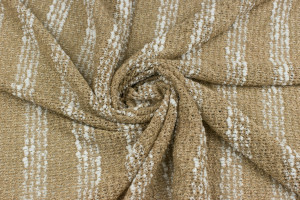 Dzianina swetrowa kolor beżowy / brązowy