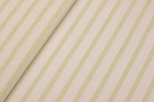 Dzianina swetrowa paski lureks kolor jasno beżowy - TextilHouse