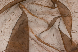 Tkanina organza ciemny brąz - TextilHouse