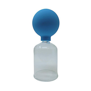 Massageglas mit Olive und Ball 6,0 cm