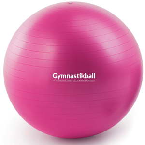 Gymnastikball PRO SET 75 cm fuchsia