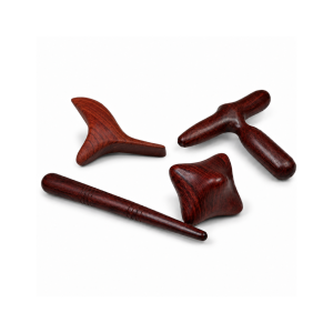 Therastar® Massagehilfen aus Holz Set 4-teilig