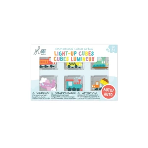 Glo Pals - 6 leuchtende Badewürfel Auto