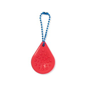 ARK SensaStones™  Fidget Schlüsselanhänger Rot (Gepunktet)