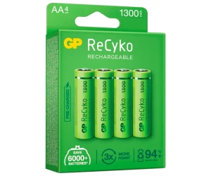 Gp Recyko 4Xaa 1300Mah / Pilas Recargables