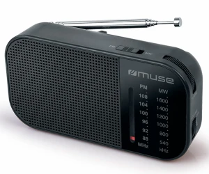 Muse M-025 R Negro / Radio Portátil