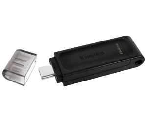 Kingston Datatraveler 70 Black / Pendrive 64Gb Usb-C 3.2