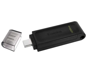Kingston Datatraveler 70 Black / Pendrive 128Gb Usb-C 3.2