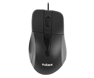 Nilox Mousb1001 Black / Ratón Con Cable