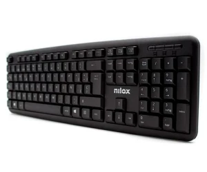 Nilox Nxkbe000002 Black / Teclado Con Cable