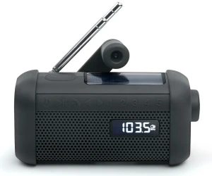 Muse Mh-08Mb Black / Radio Portátil Solar