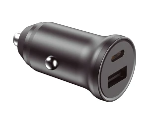 Ksix Bxcrc20Pd Black / Cargador Usb-A + Usb-C Para Coche 20W