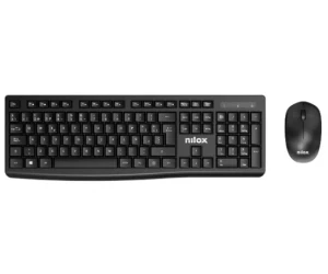 Nilox Combo Wireless Es Black / Teclado Y Ratón Inalámbricos