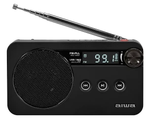 Aiwa Rs-77Pll/Bk Negra / Radio Portátil