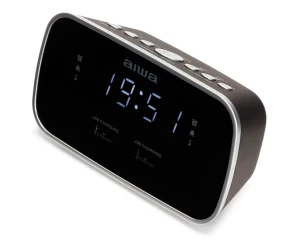 Aiwa Cru-19Bk Negro / Radio Reloj Despertador
