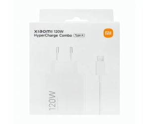 Xiaomi Mi 120W Hypercharge Combo White / Cargador De Smartphone / Usb-A 120W