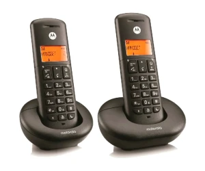 Motorola Duo E202 Black / Teléfonos Inalámbricos