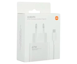 Xiaomi 67W Hypercharge Combo White / Cargador De Smartphone / Usb-A 67W