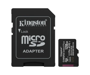 Kingston Canvas Select Plus 128Gb Negro/ Tarjeta De Memoria Microsd Canvas Select Plus, Categoría 10 Uhs-I