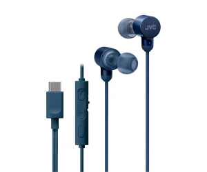 JVC Ha-Fr29Uc Blue / Auriculares Con Cable Usb-Câ„¢ MicrÃ³fono Y Mando A Distancia