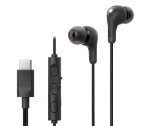 JVC Ha-Fr9Uc Gumy Connect Black / Auriculares Con Cable Usb-Câ„¢