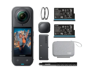 Insta360 X5 360 Essentials Bundle Black / Cámara De Acción 360° 8K + Kit De Accesorios