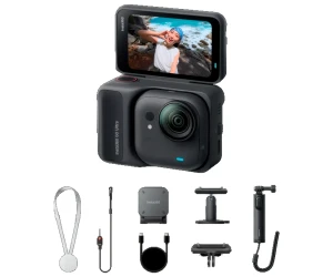 Insta360 Go Ultra Creator Bundle Midnight Black / Videocámara Deportiva 4K