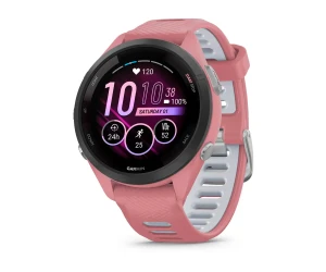 Garmin Forerunner® 265S Negro Con Carcasa En Rosa Y Correa De Silicona En Rosa/Gris / Smartwatch 42Mm