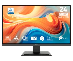 MSI Pro Mp241 E14V Black / Monitor 23.8" Fhd 144 Hz