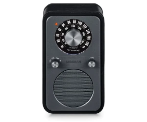 Sangean Wr-9 Roble De Medianoche / Radio Analógica De Madera Con Am / Fm / Bluetooth