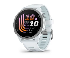 Garmin Forerunner 170 Blanco Con Correa En Blanco /Azul / Smartwatch 30,4Mm
