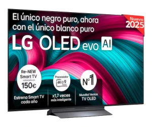 Lg Oled Evo Ai C5 / Televisor Smart Tv 55" Oled / 120Hz (Vrr 144Hz) / Uhd 4K Hdr