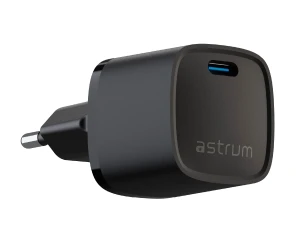Astrum Watz20P Negro / Adaptador De Corriente 20W / Usb-C / Pd Gan